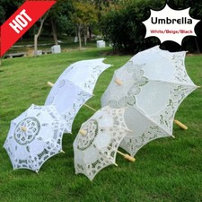 Lace Parasol Lace Embroidered Umbrella Bridal Wedding Dancing Party Photo Prop