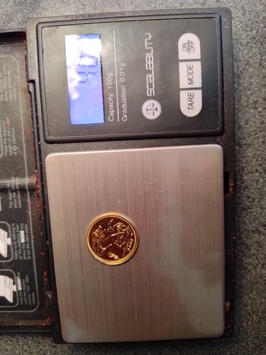 2003 gold half sovereign - half, coin