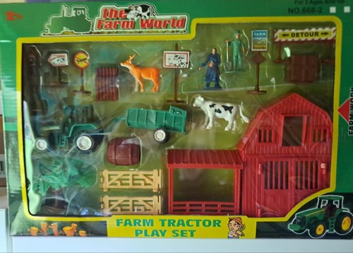 Farm tractor play set - set, with