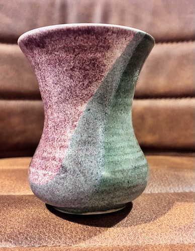 Ceramic vase two - ceramic, specked