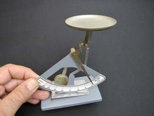 Unusual Small Vtg "HAMILTON" Penny Weights Scale Antique/Rare Postal Tool