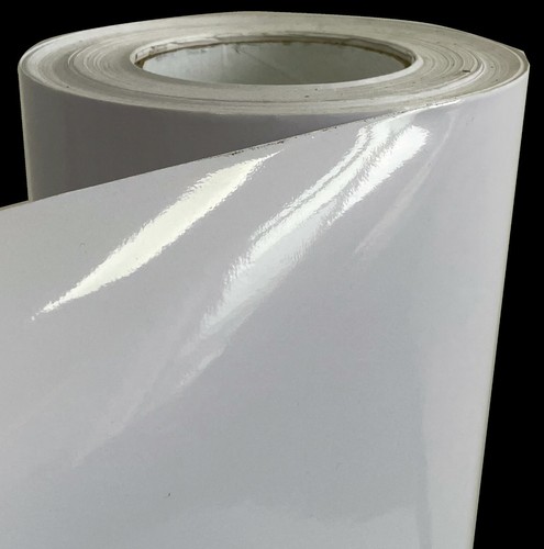 Gloss vinyl sticky back - sticky,