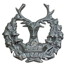 Gordon Highlanders Scottish Regiment Bydand Cap Badge Glengarry WW1 WW2