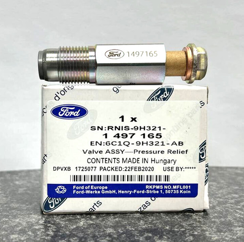 Fuel pressure relief valve - pressure,