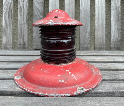Vintage nautical red light - vintage,