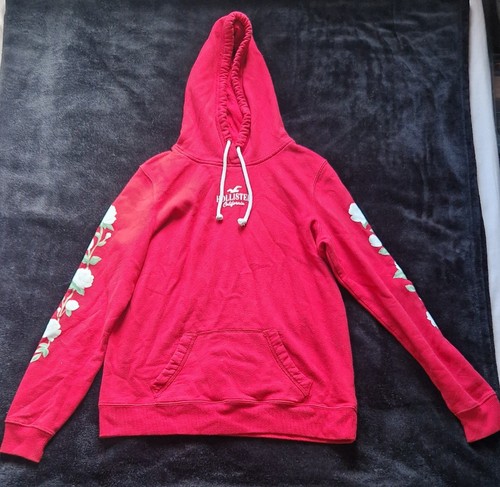 Hollister red hoodie size - hollister,