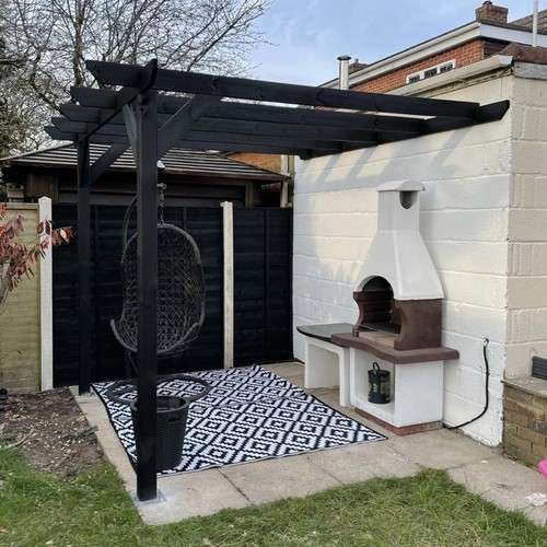 Tanalised treated lean - tanalised, lean-to