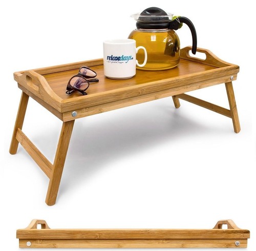 Bamboo wooden bed - wooden,