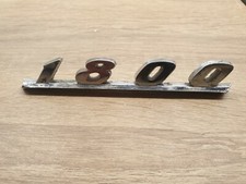 Fiat 1800 Rear Emblem Badge Genuine Fiat Part