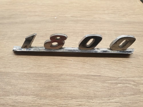 Fiat 1800 rear emblem - 1800, badge