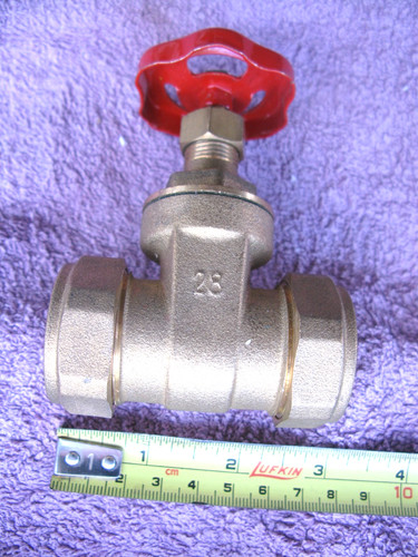 28mm brass compression gate - ,