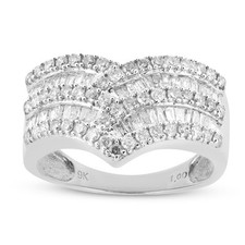 9ct White Gold Diamond