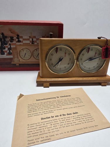 Jerger vintage wooden chess - jerger,