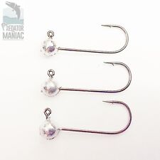  Micro jig heads #1. 1,5-7g. 3pcs. Mustad hooks perch ,drop shot , lrf,pike , 
