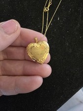 Vintage Pretty Locket 14k 1/20