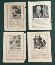 Ivory Soap Advertisements 1913 Lot of 4