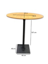 High Tall  Round Table Bar Table Pub Poseur pedestal Bistro Banquet Heavy base