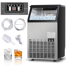 Commercial Ice Machine Self-Cleaning 50KG/24H Ice Cube Making Machine