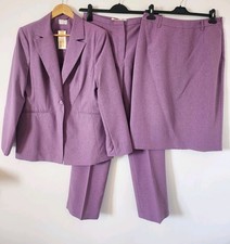Ladies 3 Piece Lilac Suit -