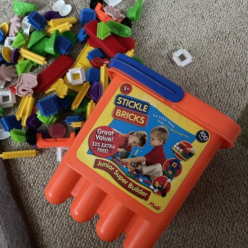 Stickle bricks 100 piece - bricks,