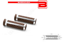 BARRACUDA KNOBS CLASSIC SILVER BROWN KAWASAKI Z 1000 Z 1300 Z 1100 GP