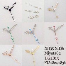 Watch Hands Luminous For NH35 NH36 ETA2824 PT5000 Miyota DG2813 Silver/Gold/Red