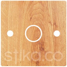 Wood Oak Effect Light Switch Sticker cover vinyl skin decal wooden maple ash tex