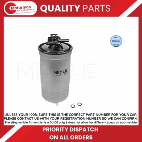 Meyle fuel filter fits audi - fuel, a3