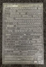 LETRASET Lettering 36pt, CABLE