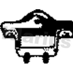 Klarius exhaust rubber - exhaust,