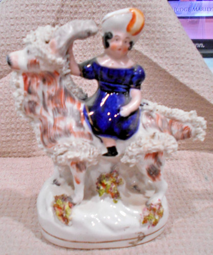 Antique staffordshire pottery - staffordshire,