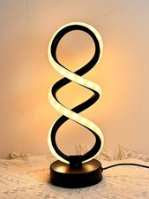LED Spiral Bedside Table Lamp
