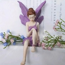 Purple Winged Fairy Sculpture