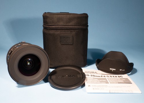 Sigma 20mm 6 ex - ex, dc