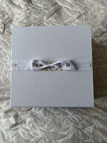 Dior white textured gift - gift, box