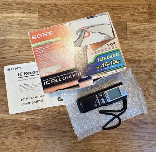 Sony icd b200 digital - icd-b200, voice