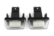Number Plate Lights Set LED For Peugeot  206 CC 00-08 Rear License Lamp Pair