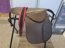 English Leather Pony Pad Saddle 17½" ,Felt Lined.  (Ref 12B)