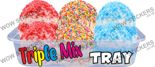 Ice cream van - ice, triple