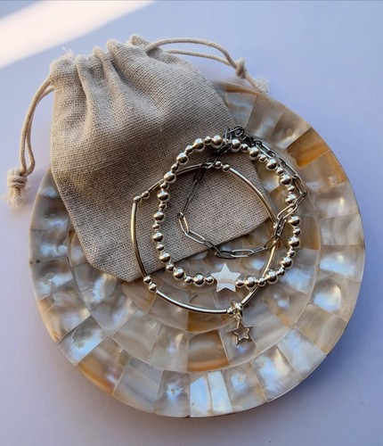 Stretch beaded bracelet - beaded,