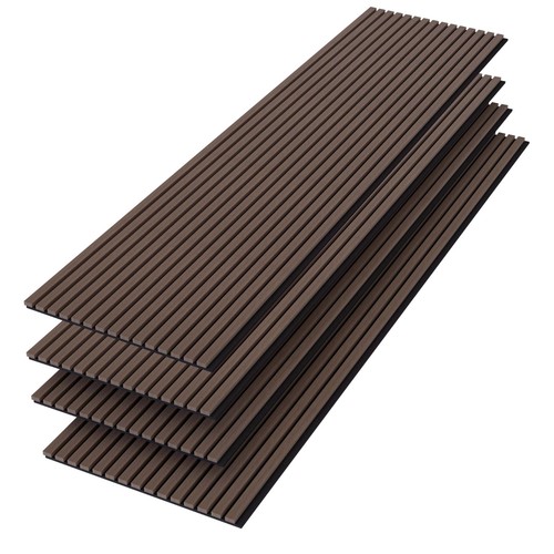 Acoustic wood slat wall - acoustic, panels
