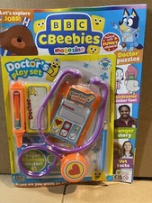 BBC Cbeebies magazine  #633 2024 Doctors Playset Toys
