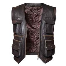 Men's Vintage Brown Lambskin