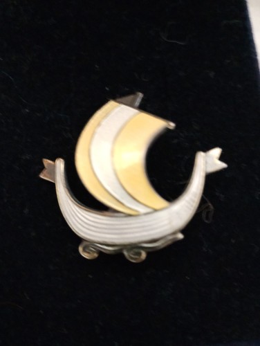 Vintage sterling silver yellow - silver,