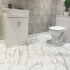 Carrara White Marble Tile SPC