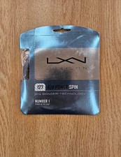 New Luxillon Big Banger Technology ALU Power Spin Tennis Strings Grey/Silver