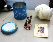 goebel rosina wachtmeister cat  with kitten figurine