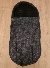 Mamas & Papas Opulence Warm Pram Footmuff / Cosy Toes (Black) 