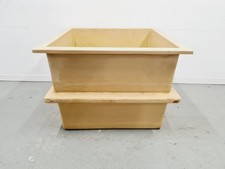 Large Beige Cubic Fibreglass