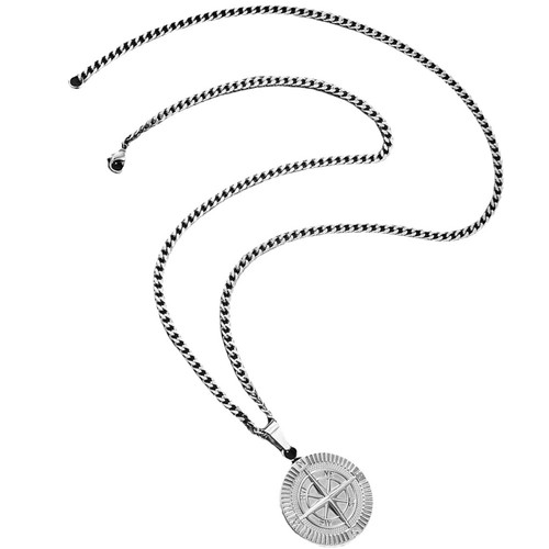 Compass pendant necklace - pendant,